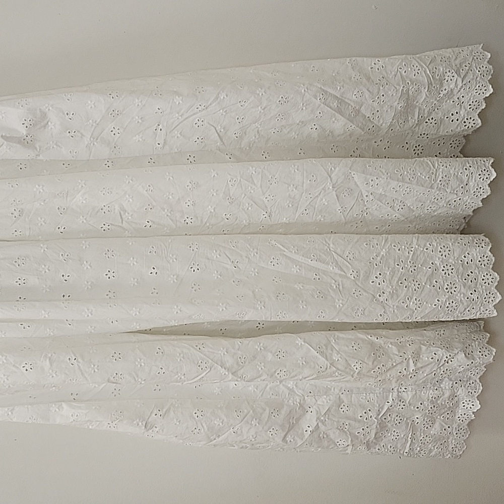 Gap × DÔEN 100% Cotton  Eyelet Midi Dress  Elegant White  Dress Size Meduim - Picture 12 of 16